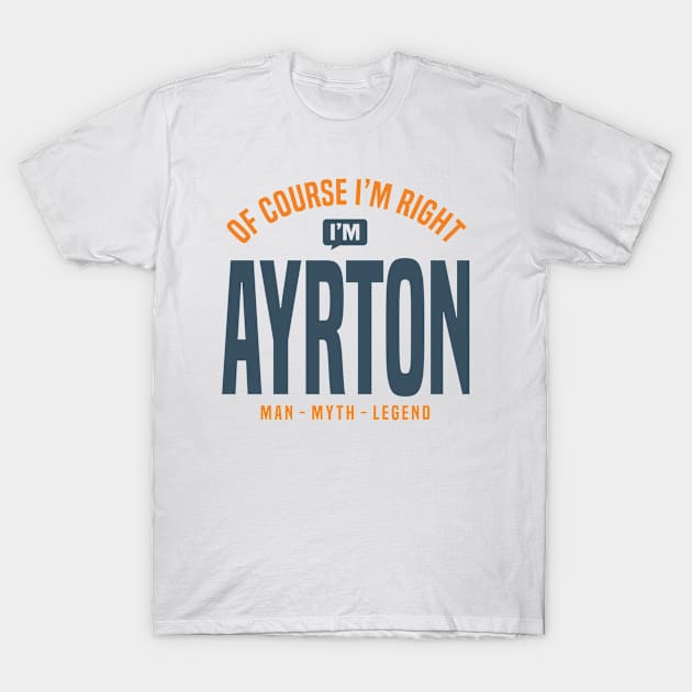 I'm Ayrton T-Shirt by C_ceconello